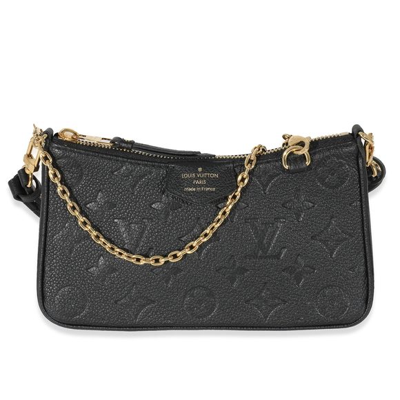 Louis Vuitton Black Empreinte Easy Pouch On Strap - Picture 1 of 8